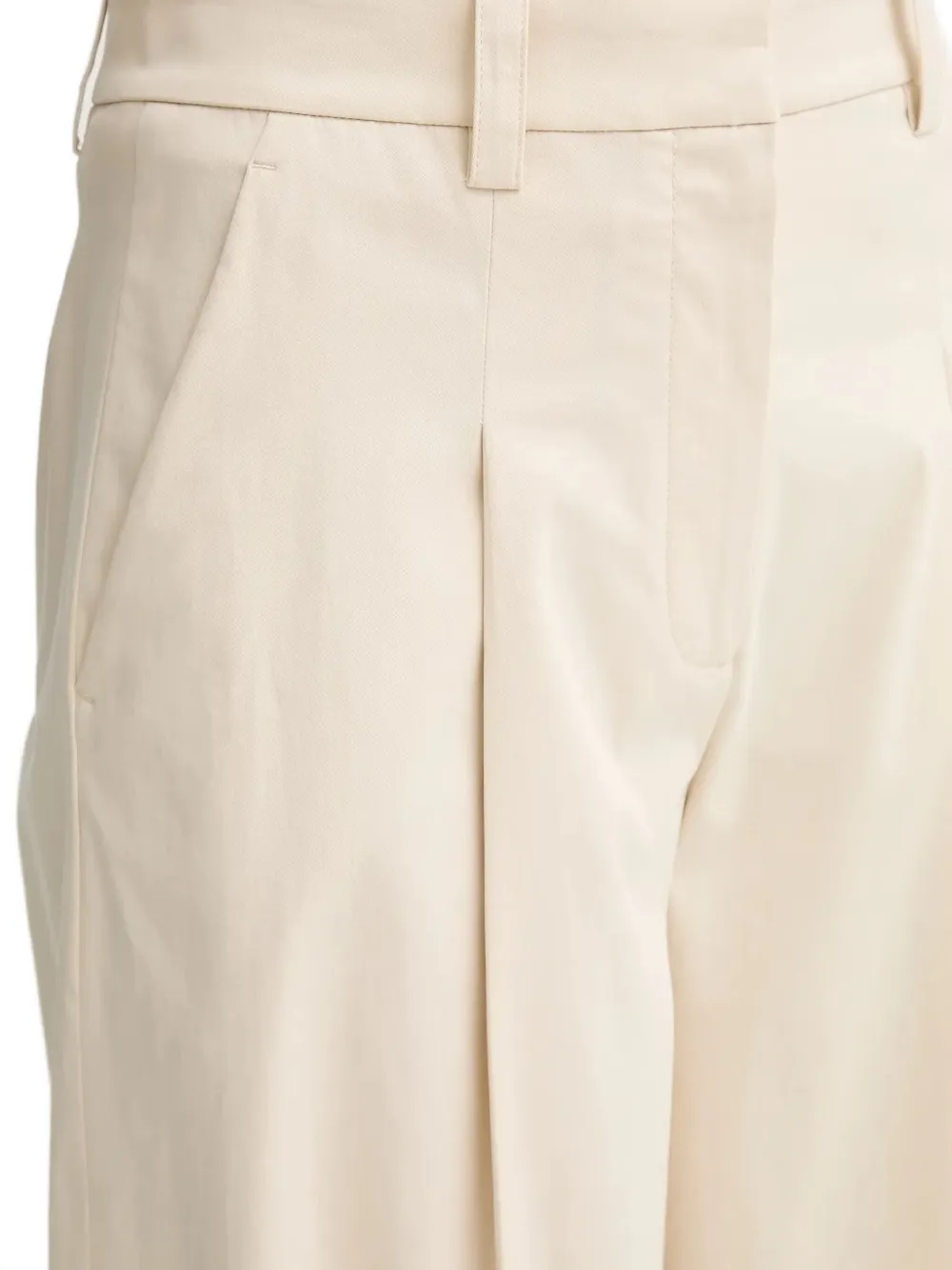 A.l.c Pleated-front Trousers In White