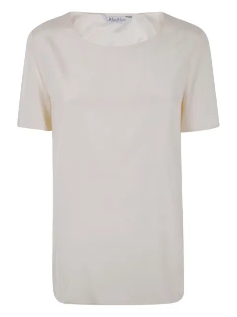 Max Mara top manga corta