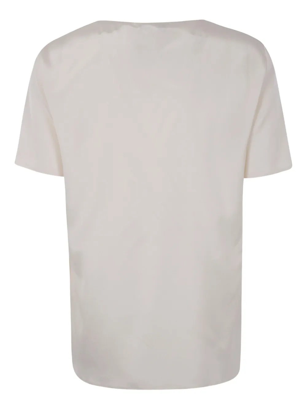 Max Mara Short-sleeve Top In White