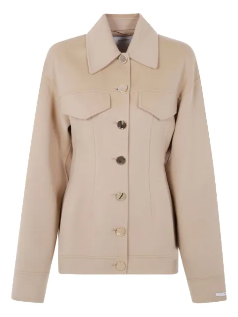 Sportmax جاكيت بأزرار وجيب قلاب