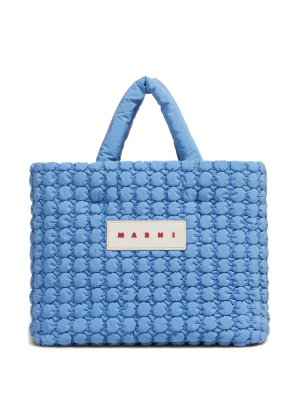 Marni パデッド ハンドバッグ | ブルー | FARFETCH JP
