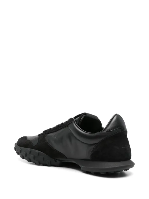 Jil Sander レースアップ レザースニーカー | ブラック | FARFETCH JP