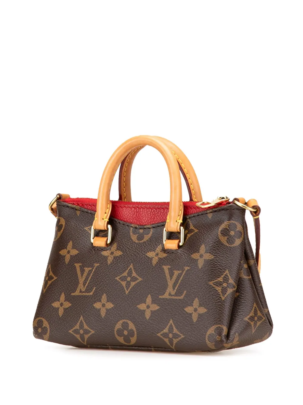 Pre-owned Louis Vuitton 2015 Monogram Nano Pallas Satchel