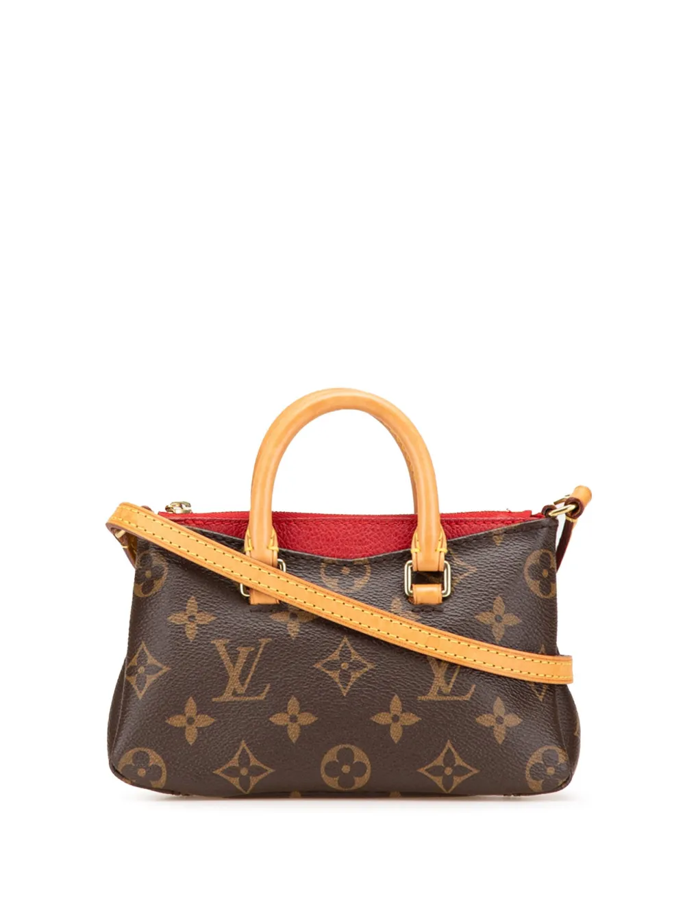 Louis Vuitton Pre-Owned 2015 Monogram Nano Pallas satchel | Brown | Image 1