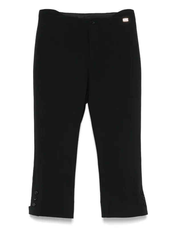 【VICTORIA BECKHAM】ギャザー コットン ストレートパンツ 関税込□Victoria Beckham□ギャザーコットンストレートパンツ