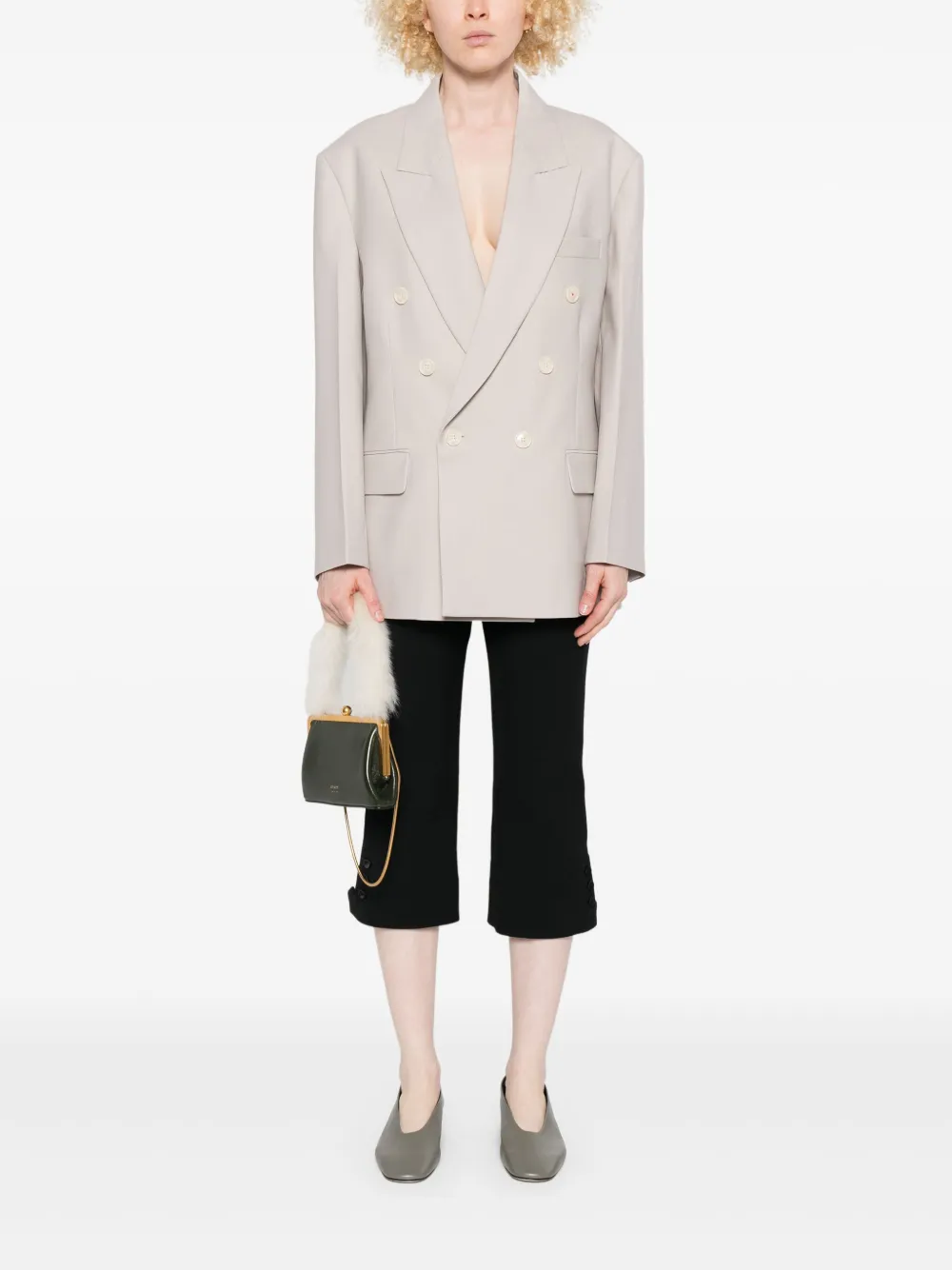 Victoria Beckham straight-leg trousers - Zwart