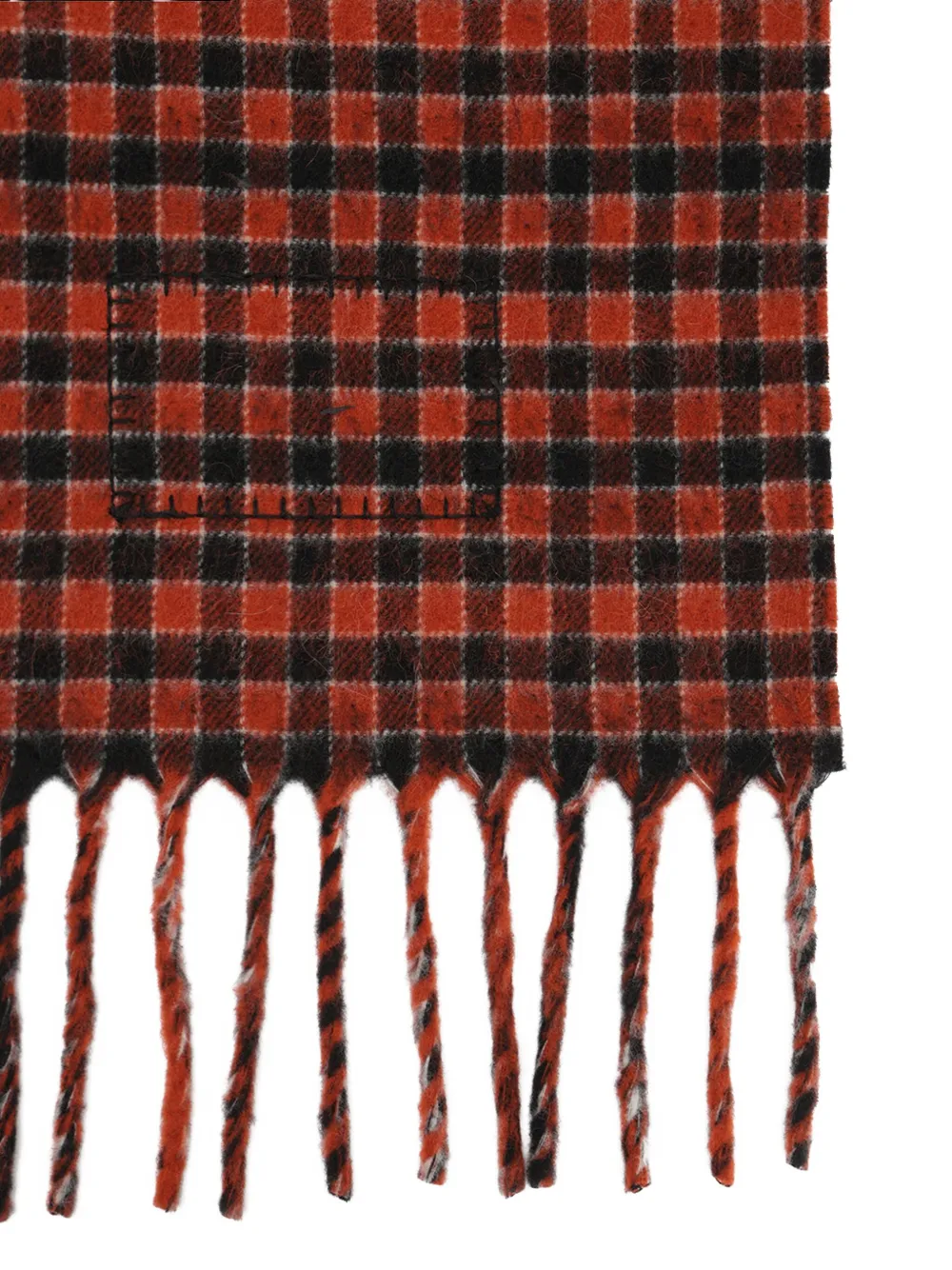 Marni Geruite sjaal Rood