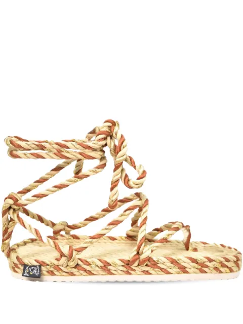 Nomadic State of Mind rope-tie flat sandals