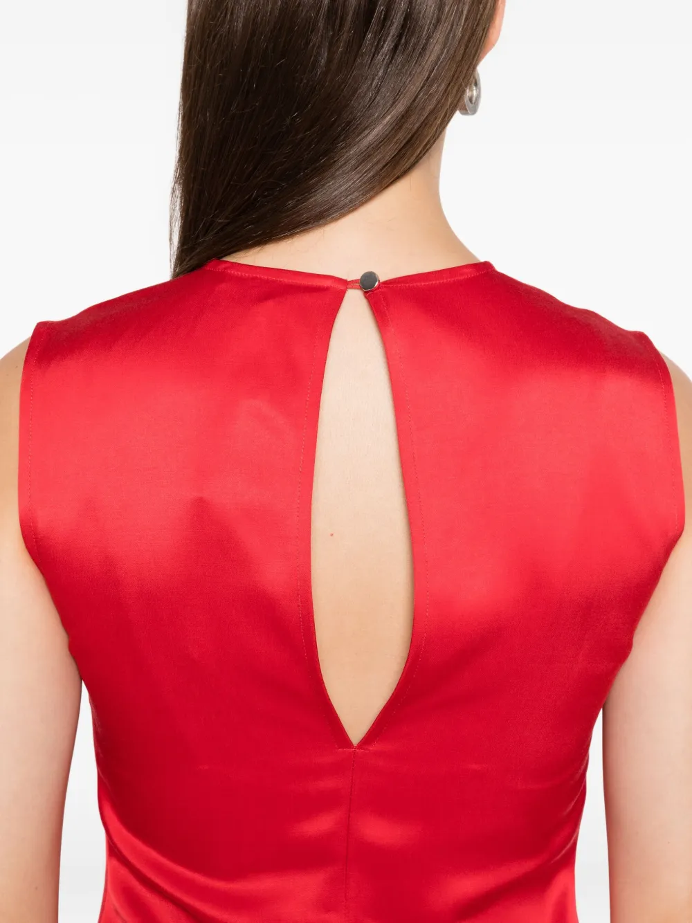 JW Anderson Mouwloze asymmetrische blouse Rood