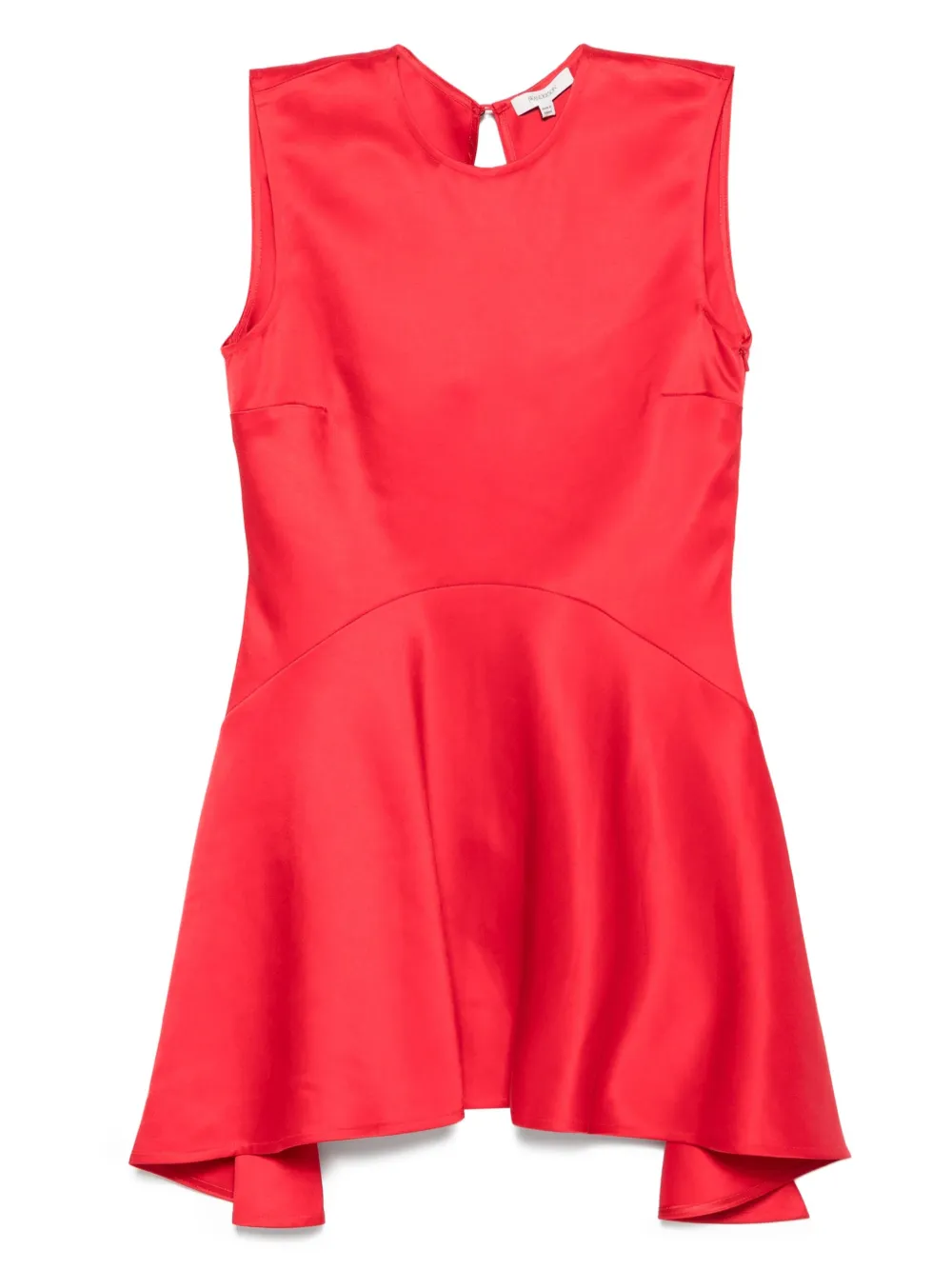 JW Anderson sleeveless asymmetric blouse | Red | Image 1