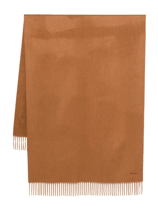 Max Mara Cashmere Scarf in Brown