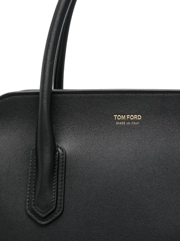 TOM FORD レザー トートバッグ | ブラック | FARFETCH JP