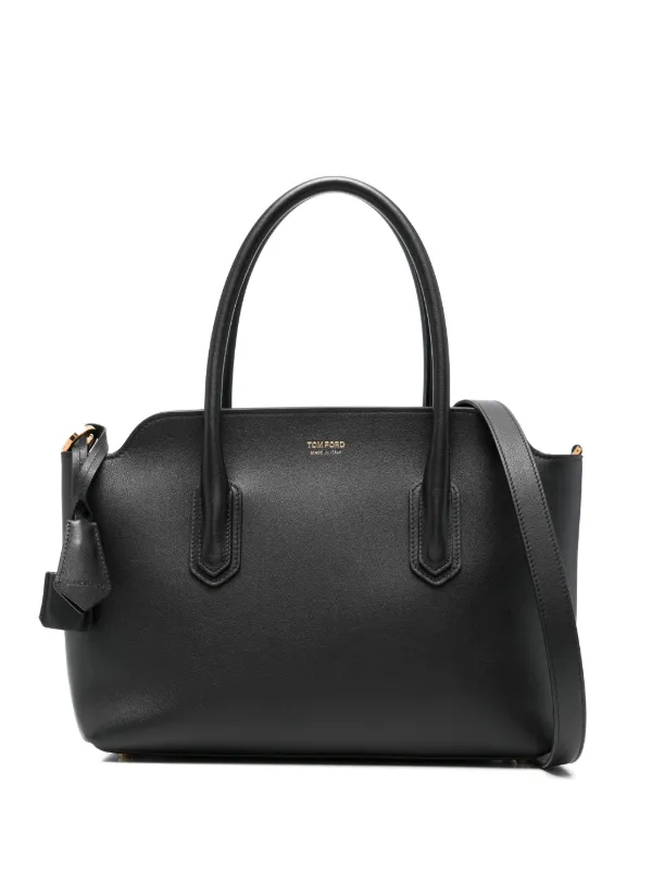 TOM FORD レザー トートバッグ | ブラック | FARFETCH JP