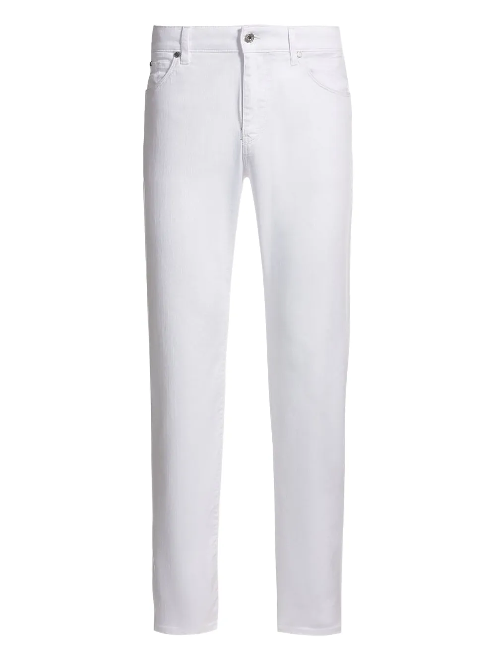 BOSS straight-leg cotton jeans | White | Image 1
