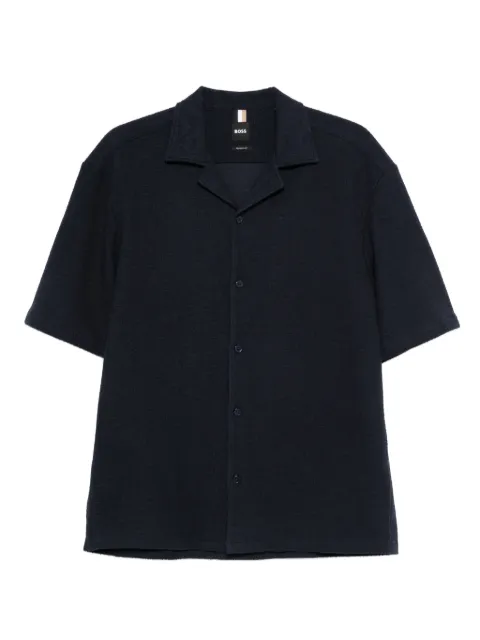 BOSS short-sleeve revere shirt