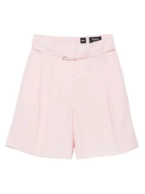 BOSS belted shorts
