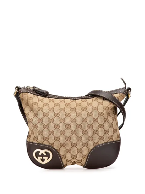 Gucci Pre-Owned bolsa crossbody Canvas Half Moon 2000-2015