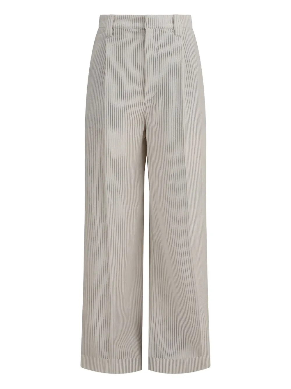 Brunello Cucinelli corduroy wide-leg trousers Beige
