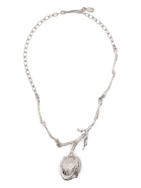 Marni rose-pendant necklace
