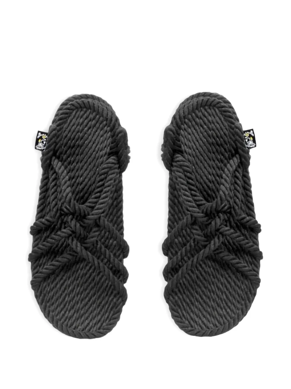 Nomadic State of Mind rope-woven flat sandals Black