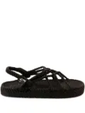 Nomadic State of Mind rope-woven flat sandals - Black