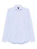 BOSS textured cotton shirt - Blue