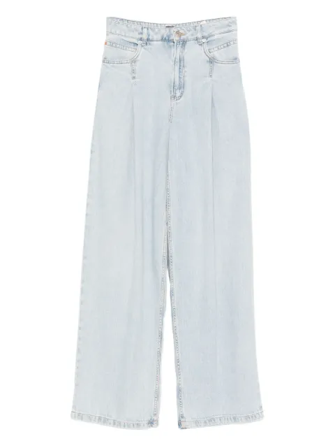 BOSS pleated boyfriend jeans