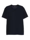 BOSS textured cotton T-shirt - Blue