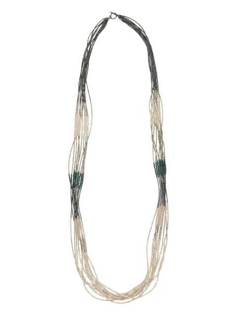 Brunello Cucinelli beaded necklace