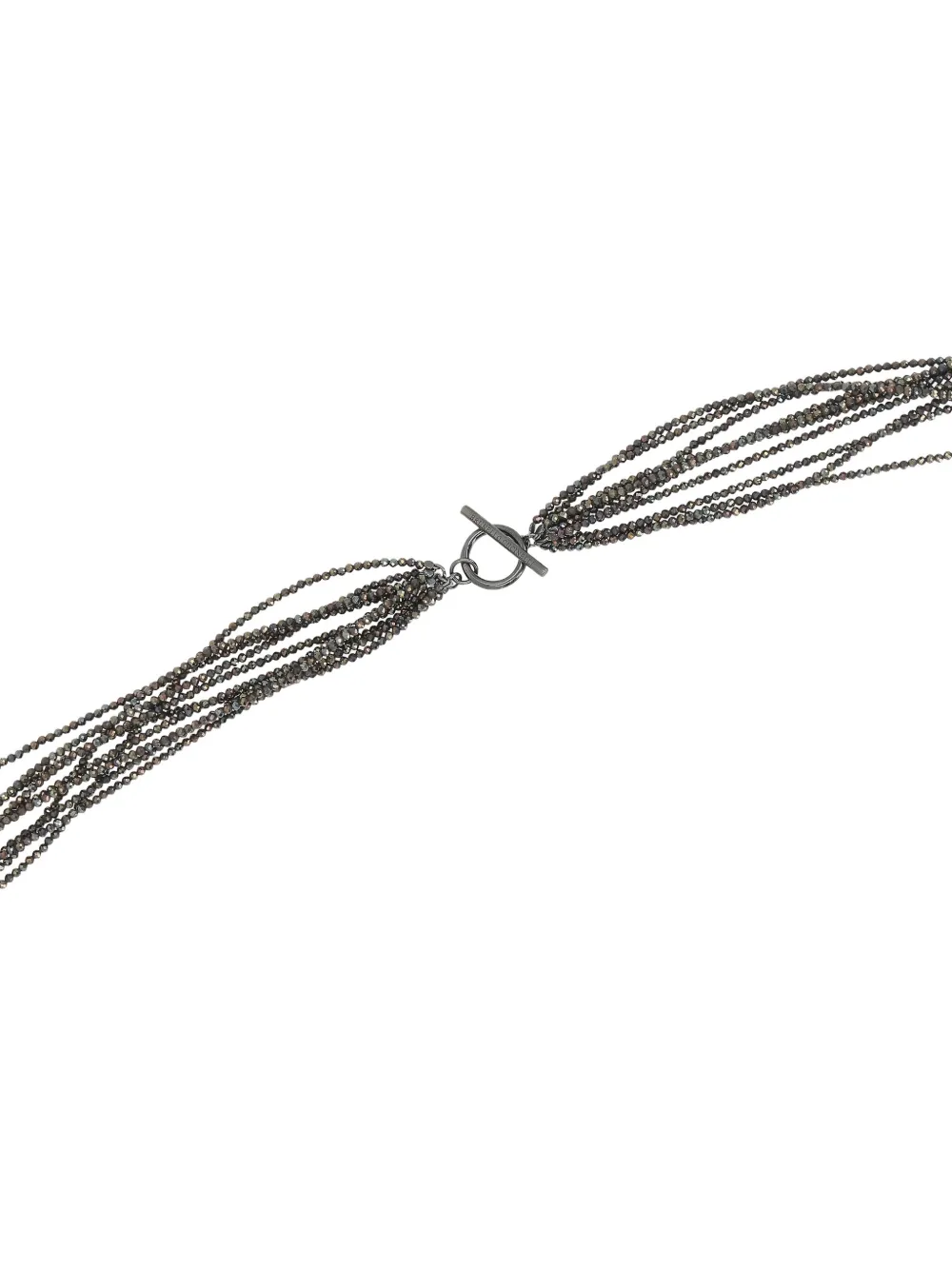 Brunello Cucinelli beaded necklace - Zwart