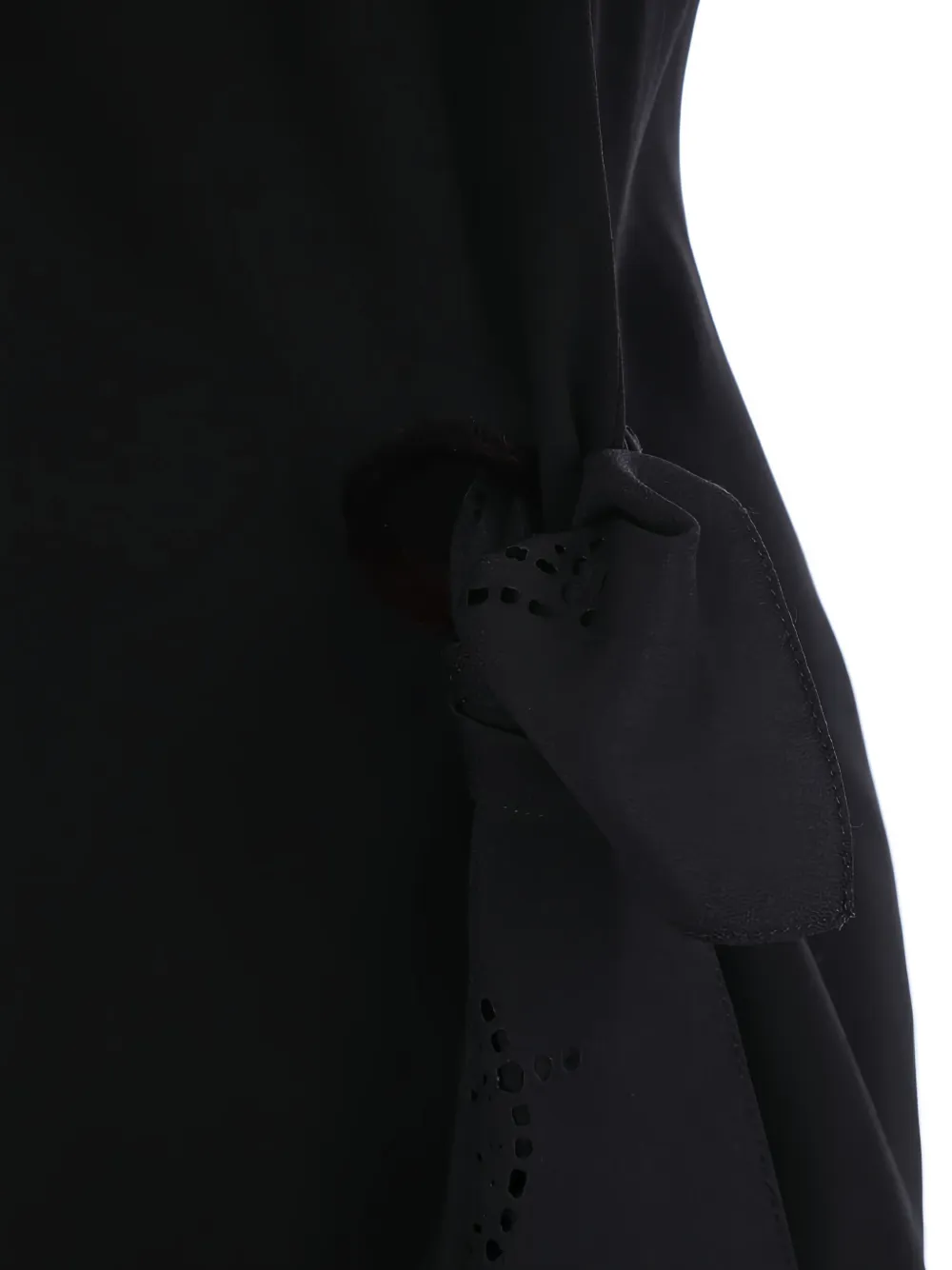 Givenchy one-shoulder laser-cut top Zwart