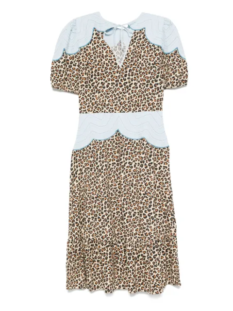 Stella Nova leopard-print midi dress