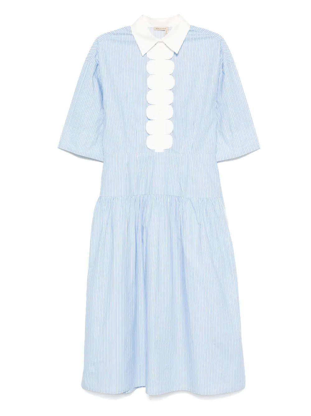 Stella Nova striped midi dress | Blue | Image 1