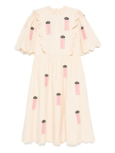 Stella Nova graphic-print midi dress