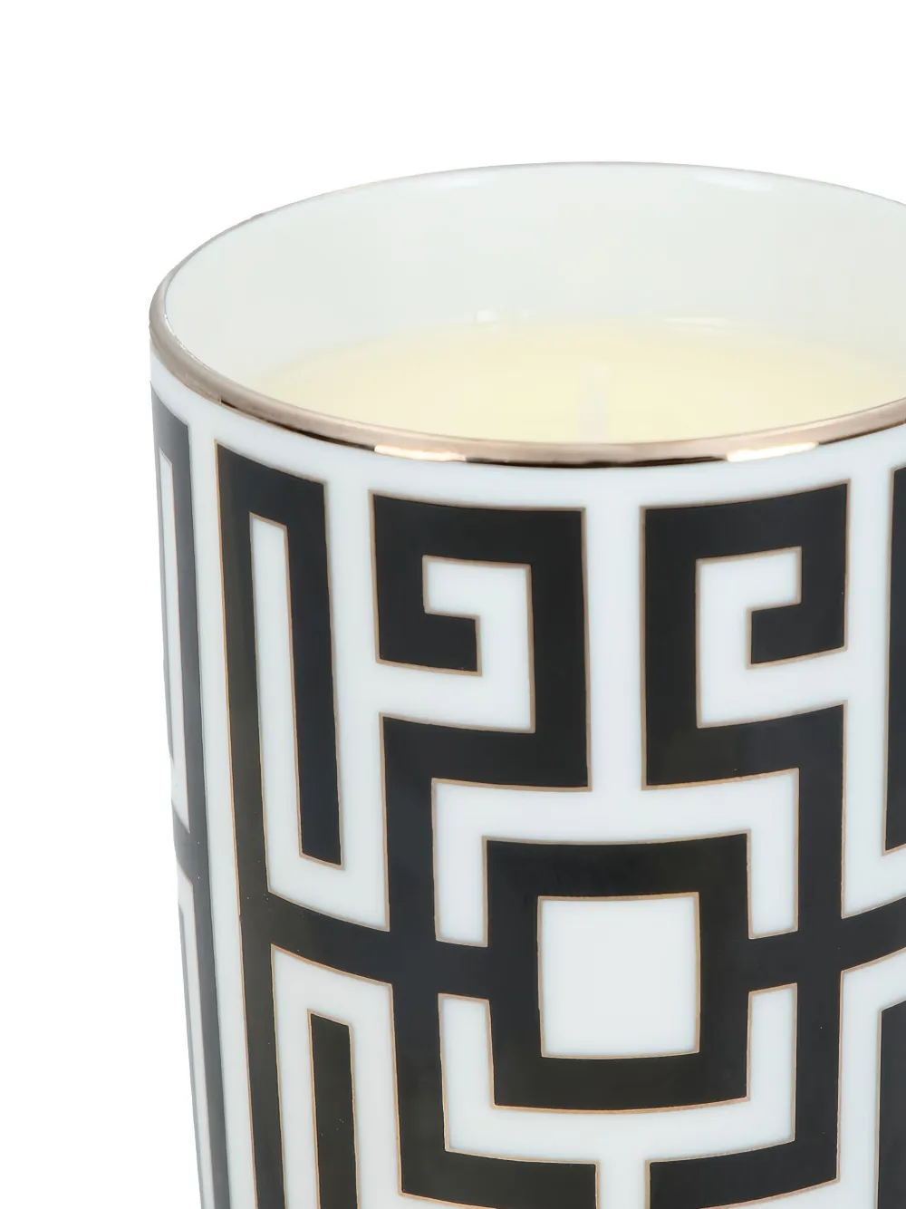 Ginori 1735 Labirinto-motif Porcelain Candle (284g) In Pattern