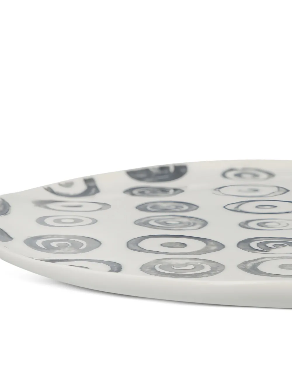  10 Corso Como Plato Con Motivo Circular - Blanco 