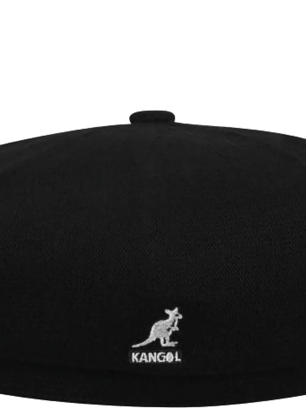 Kangol Bamboo Jax baret met geborduurd logo Zwart