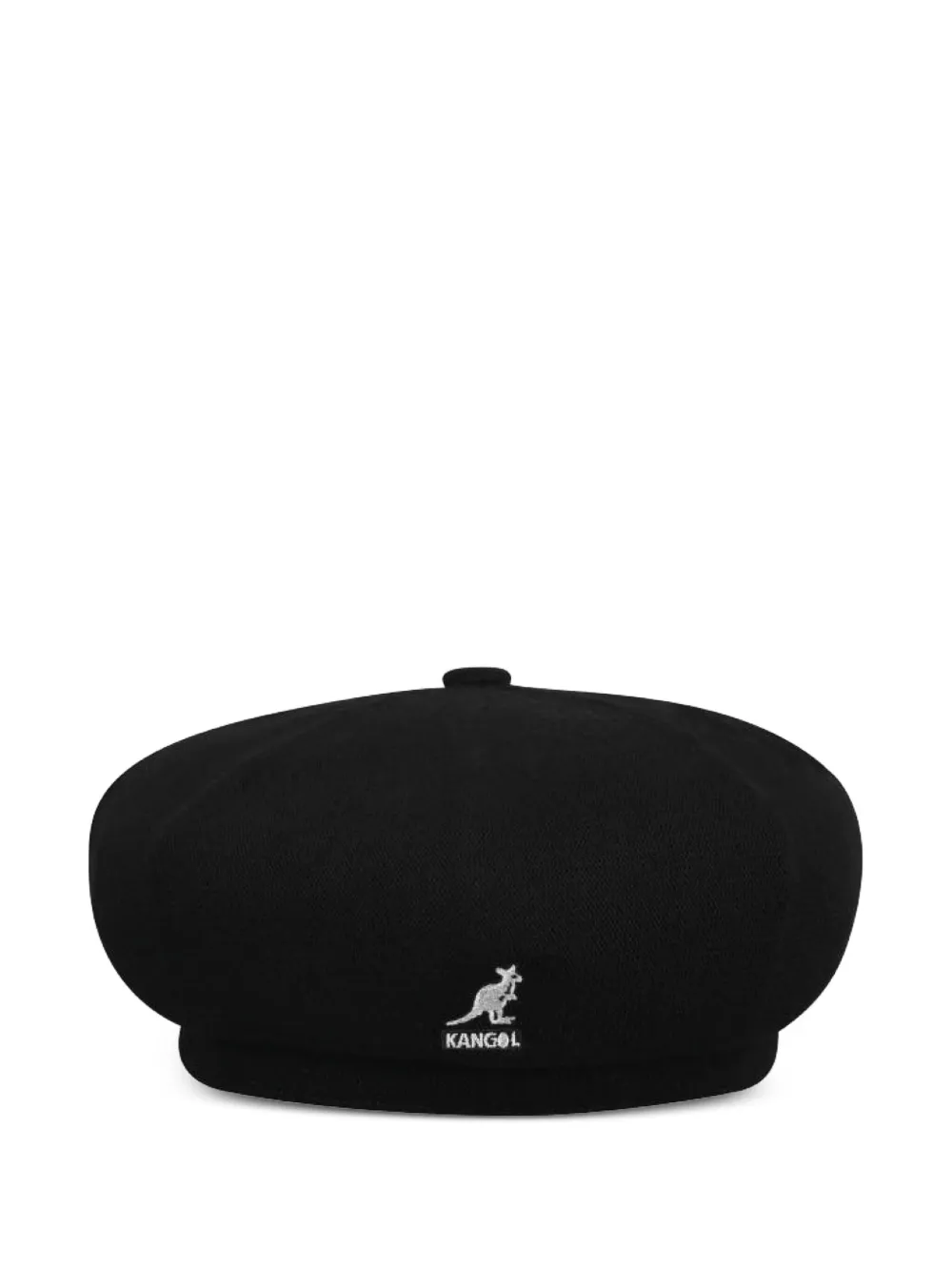 Kangol Bamboo Jax baret met geborduurd logo Zwart