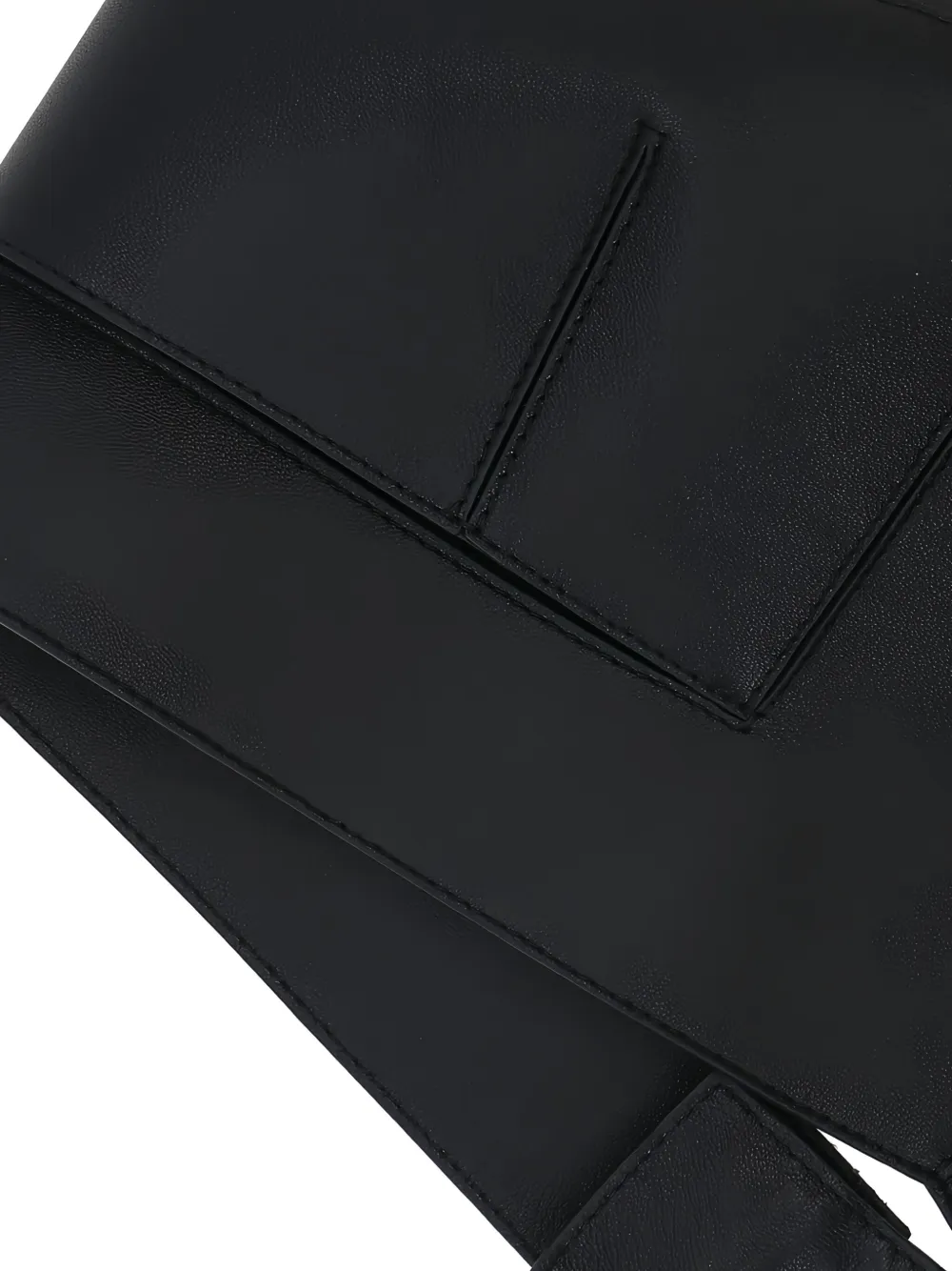 Givenchy leather crop top Zwart