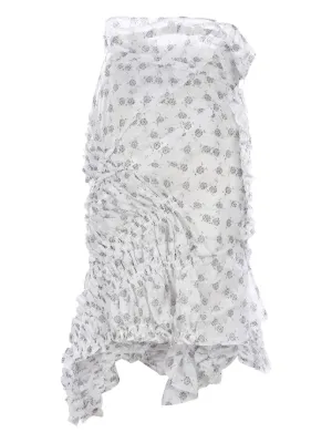 tao comme des garcons フローラル ラッフルディテールＴ Multicolor Printed T-Shirt by Tao Comme Des Garçons on Sale