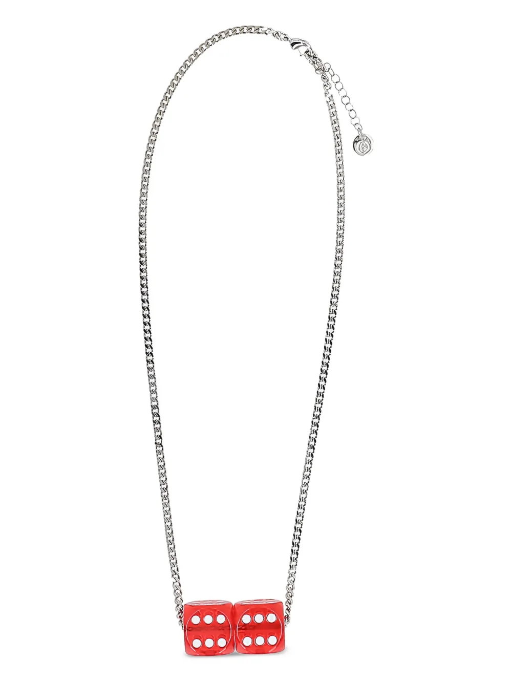 MM6 Maison Margiela dice-pendant necklace - Rosso