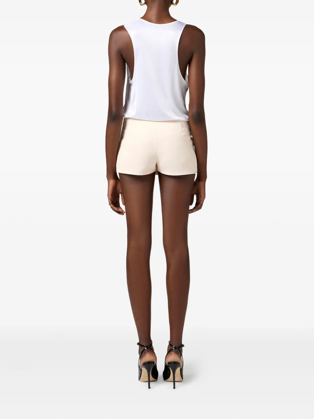 Elisabetta Franchi bermudas con acabado satinado | Shorts | Image 2