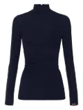 Elisabetta Franchi lightweight draped top - DC8 Oltremare