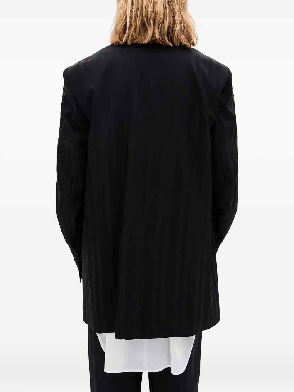  Ann Demeulemeester Strap-detail Blazer - Black 