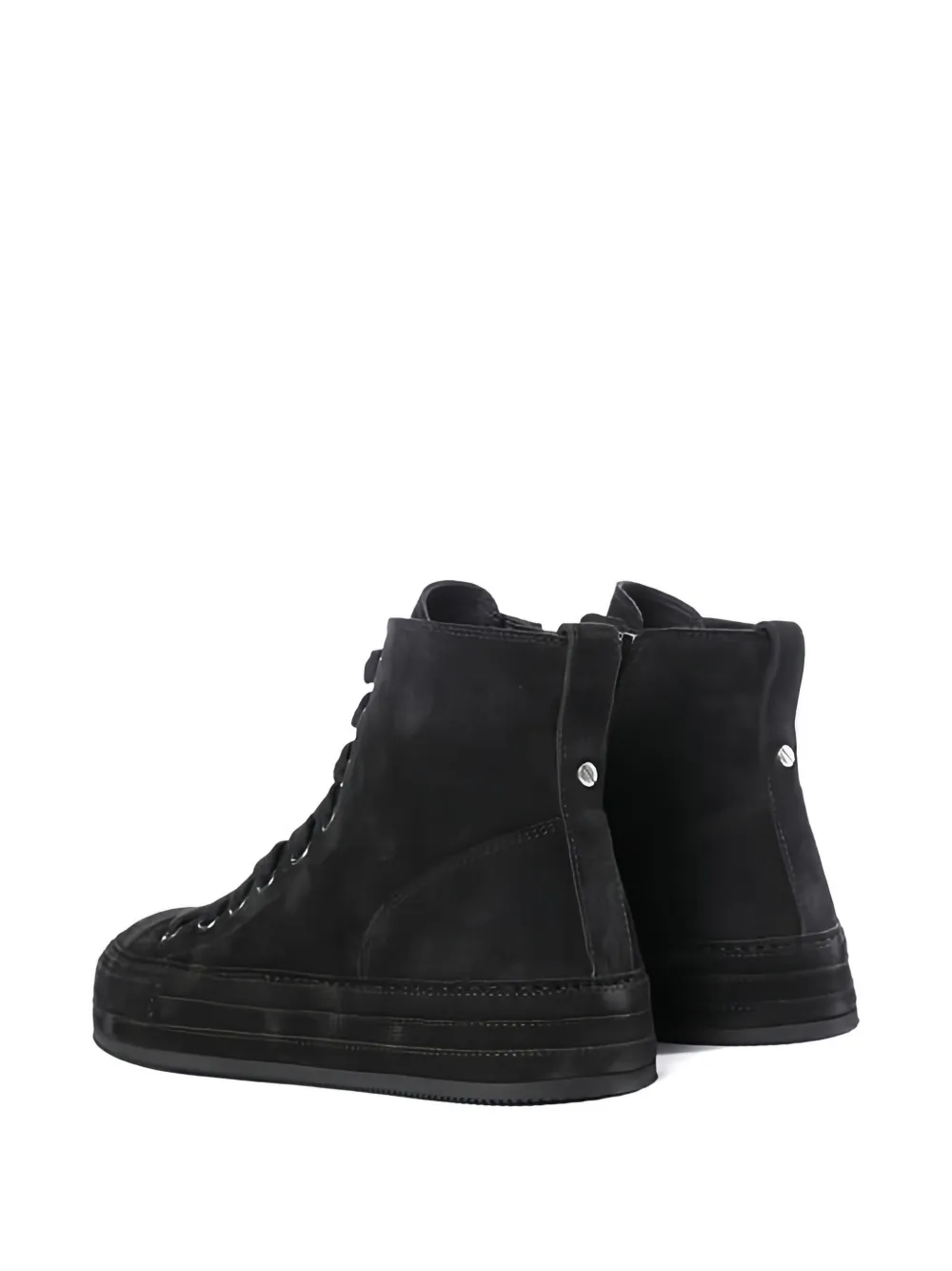 Ann Demeulemeester Leren sneakers Zwart