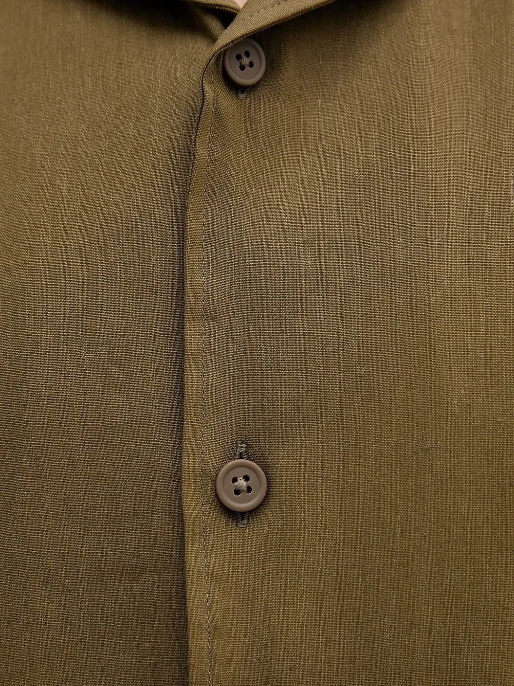 BOSS revere-collar short-sleeve shirt Groen