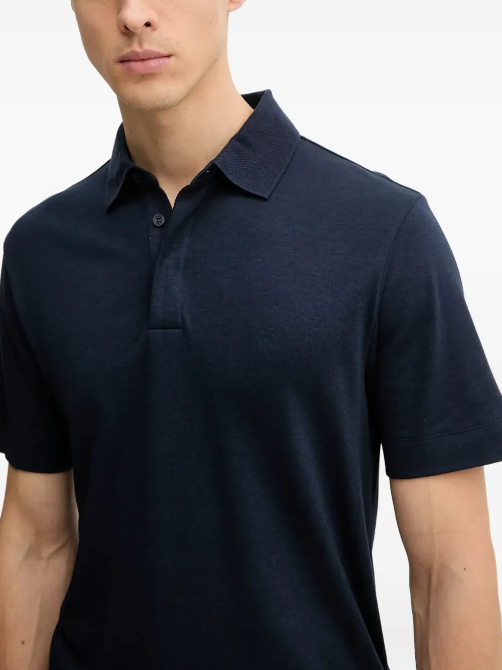BOSS Poloshirt met korte mouwen Blauw