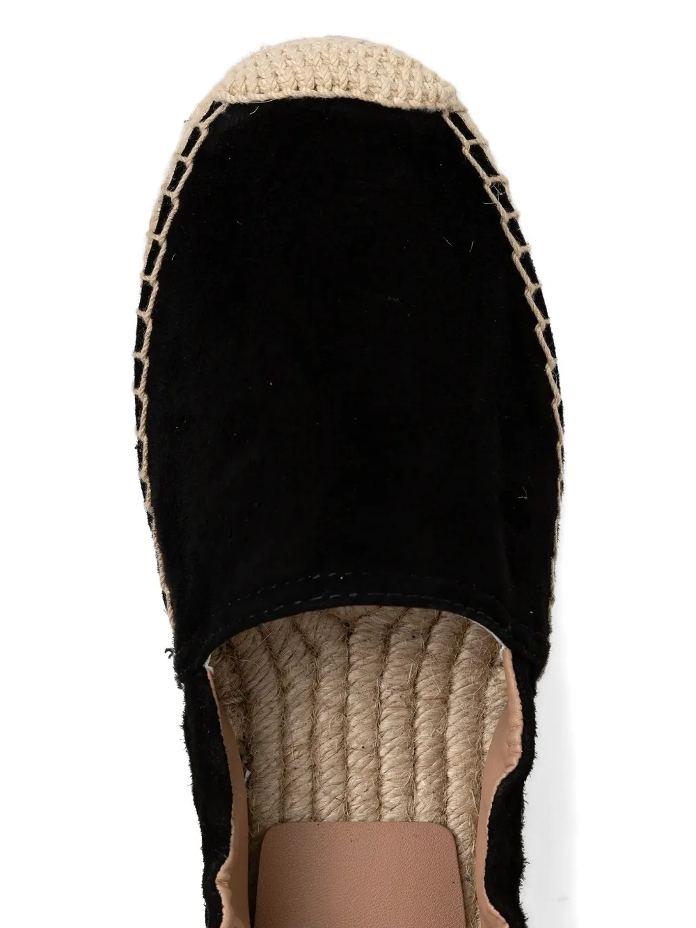 BOSS jute-platform espadrilles Black