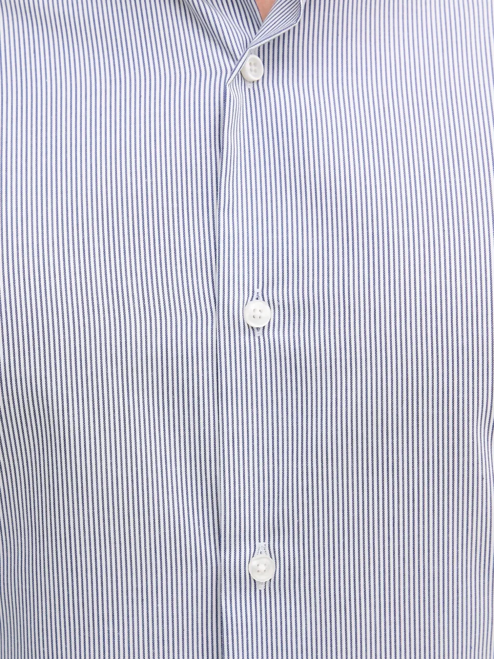 BOSS Overhemd met krijtstreep Blauw