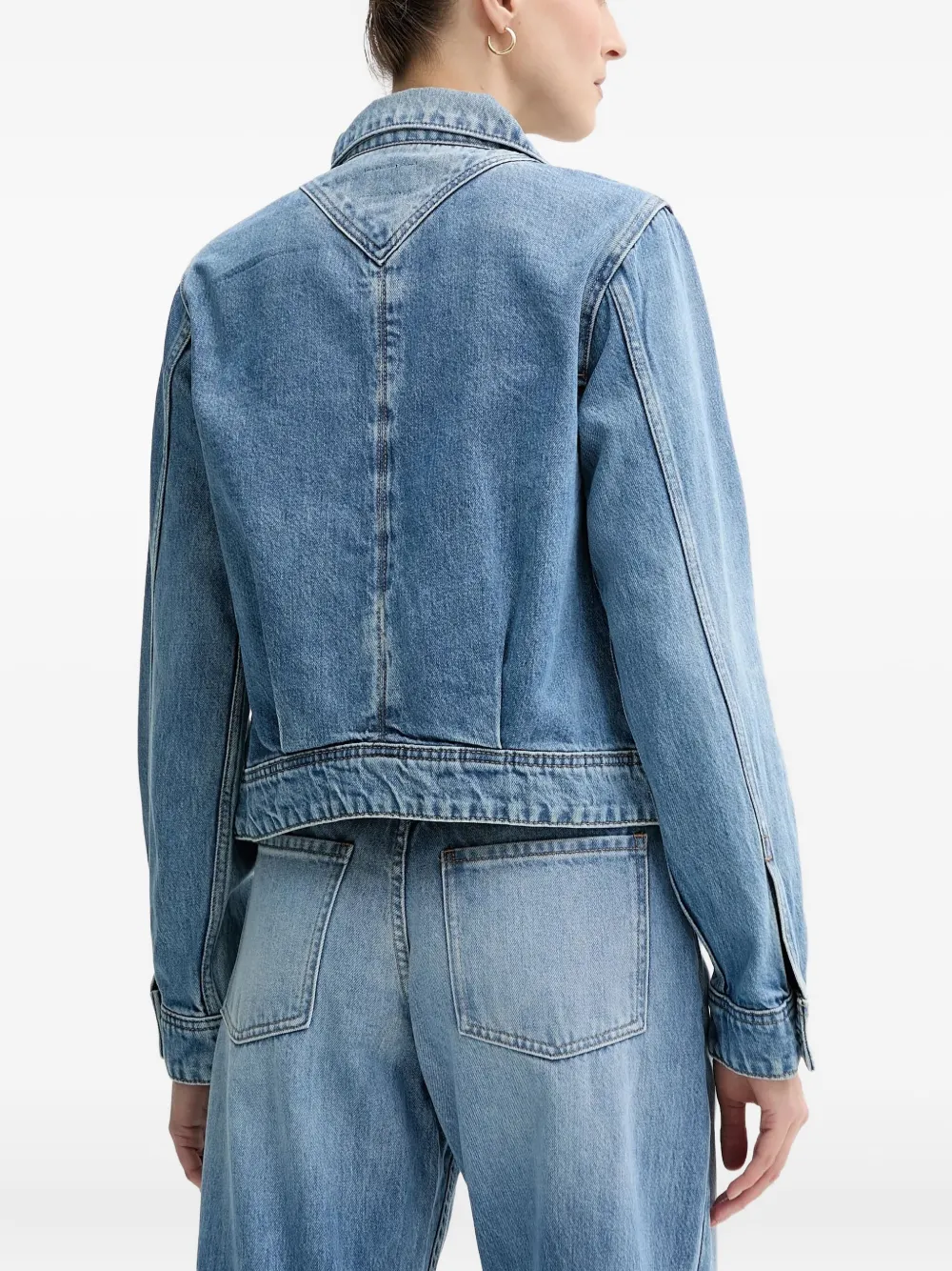 Hugo Boss Button-fastening Denim Jacket In Blue